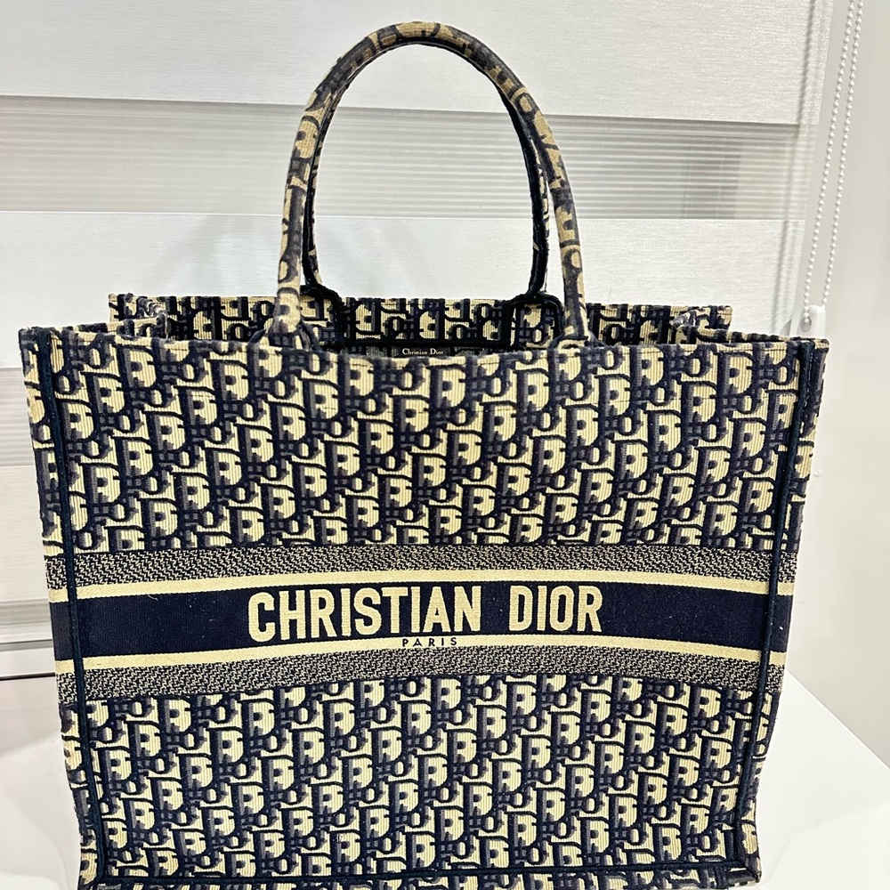 Dior Book Tote Large (Slightly Used)